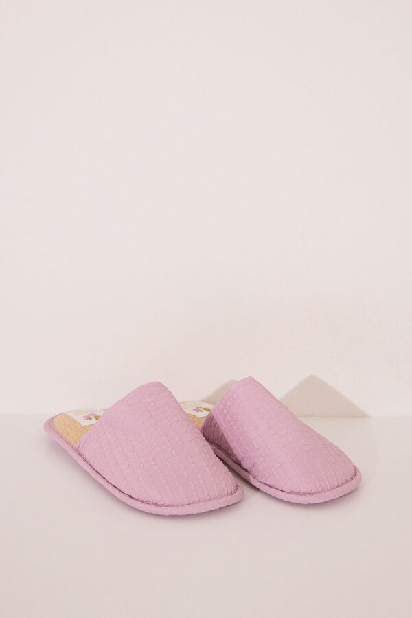 Womensecret Pantuflas para casa rosas rosa