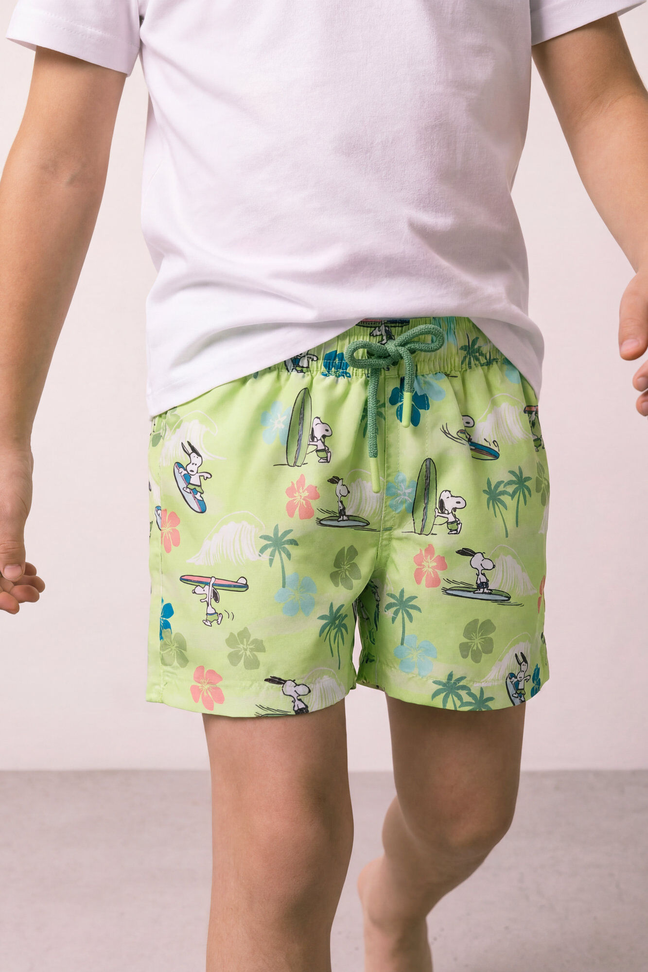 Women'secret Traje de ba&ntilde;o para ni&ntilde;o estampado tropical Snoopy
