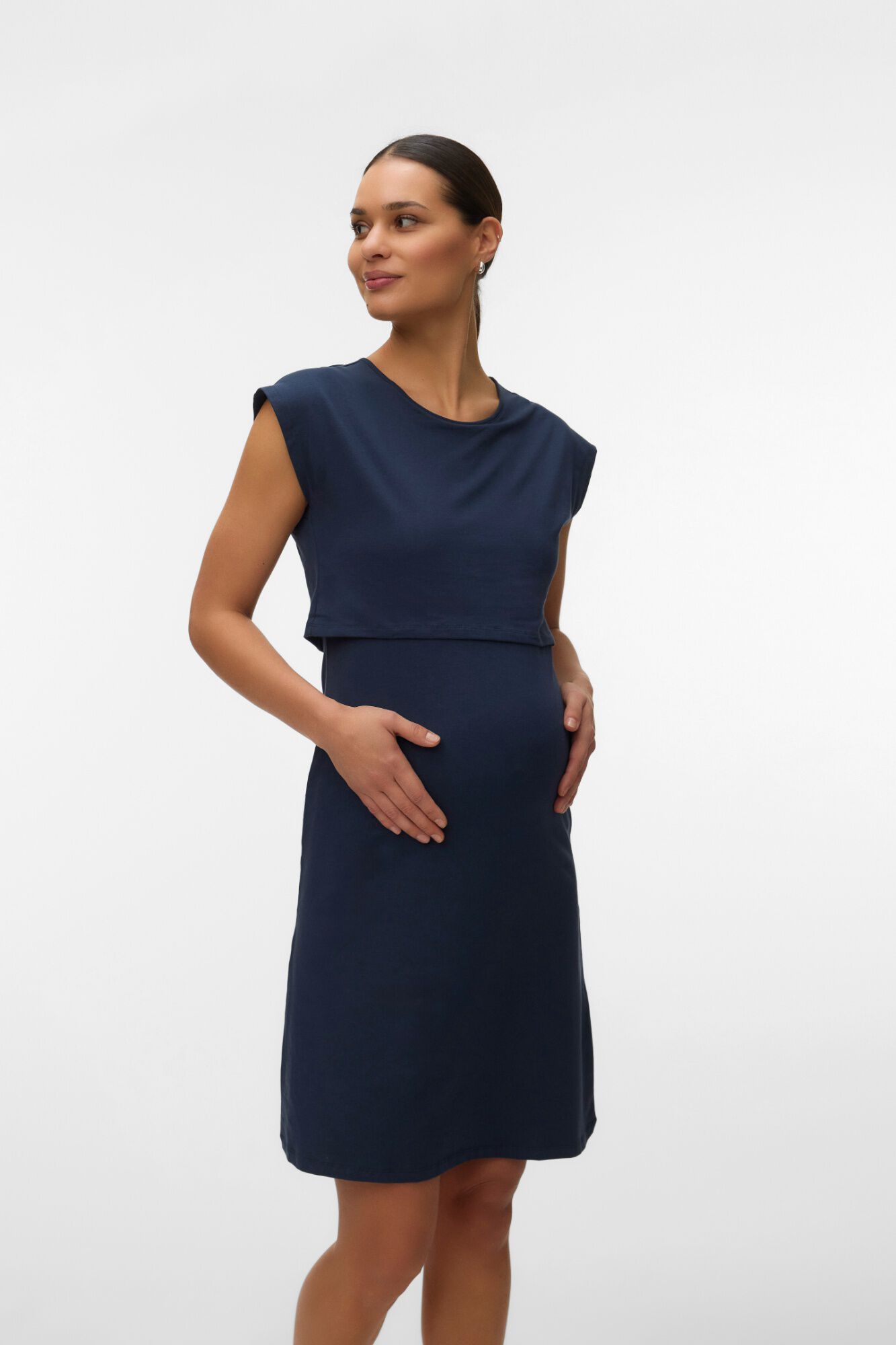Mamalicious Vestido corto Maternity y lactancia 