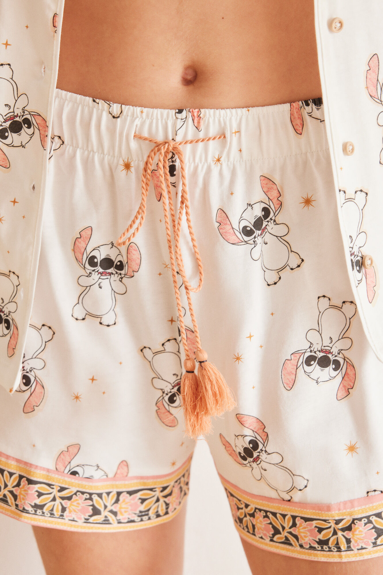 Pijama camisera corta 100 algodon Stitch Ropa de dormir y homewear de mujer WomenSecret MX