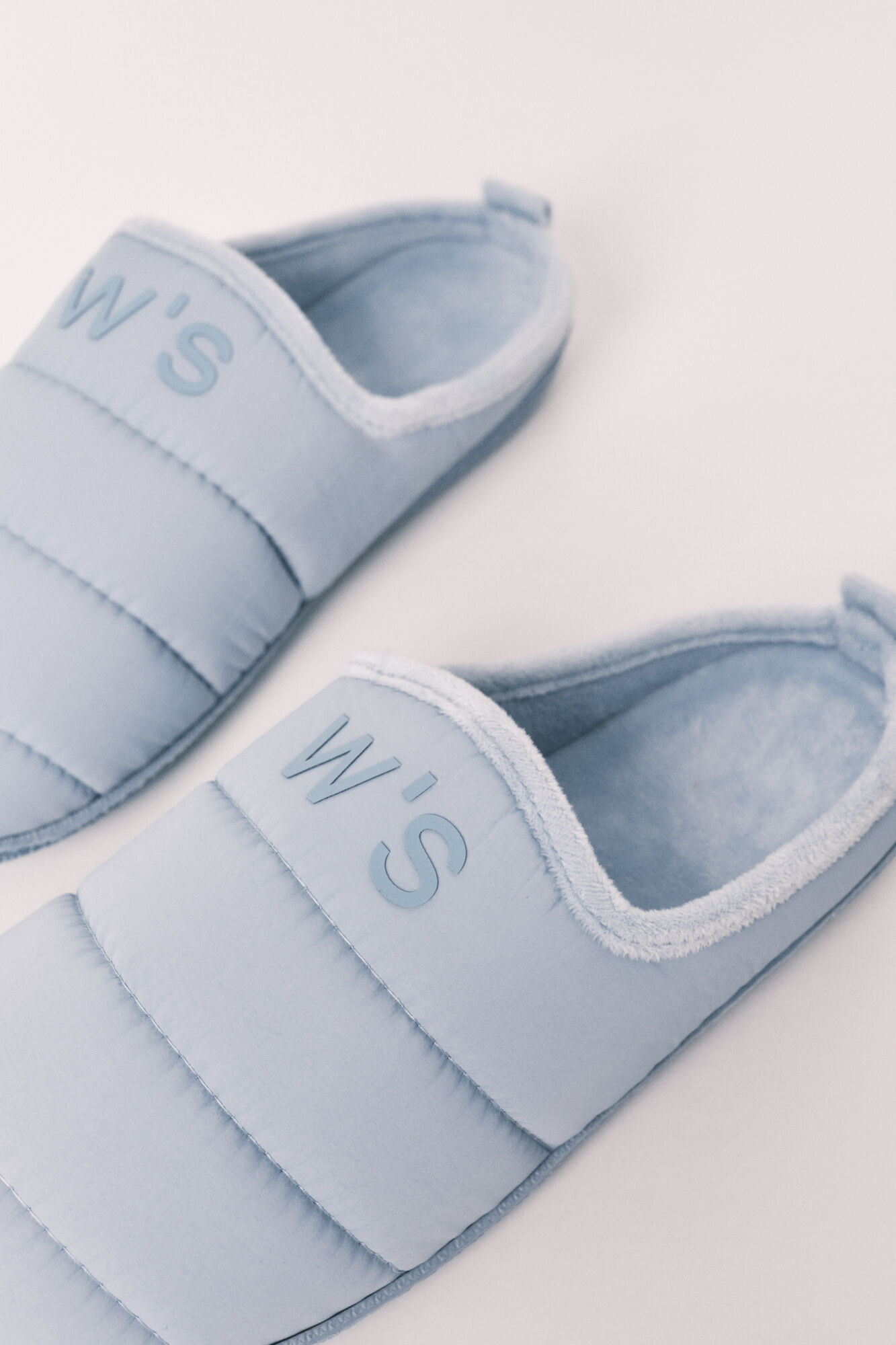 Women'secret Pantuflas acolchadas azul