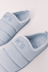 Women'secret Pantuflas acolchadas azul azul