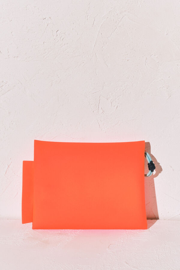 Women'secret Bolsa de traje de ba&ntilde;o impermeable naranja naranja