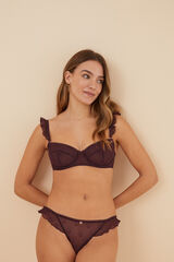 Womensecret Panty volantes La Vecina Rubia púrpura