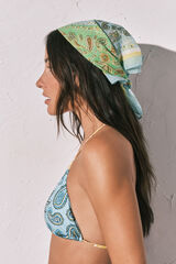 Women'secret Pa&ntilde;uelo estampado de algod&oacute;n multicolor estampado