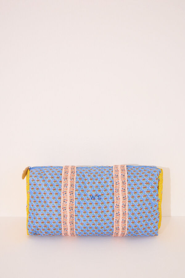 Womensecret Bolsa grande Smiley acolchado multicolor , bolsa estampado