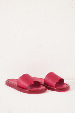 Womensecret Chanclas de pala roja rojo