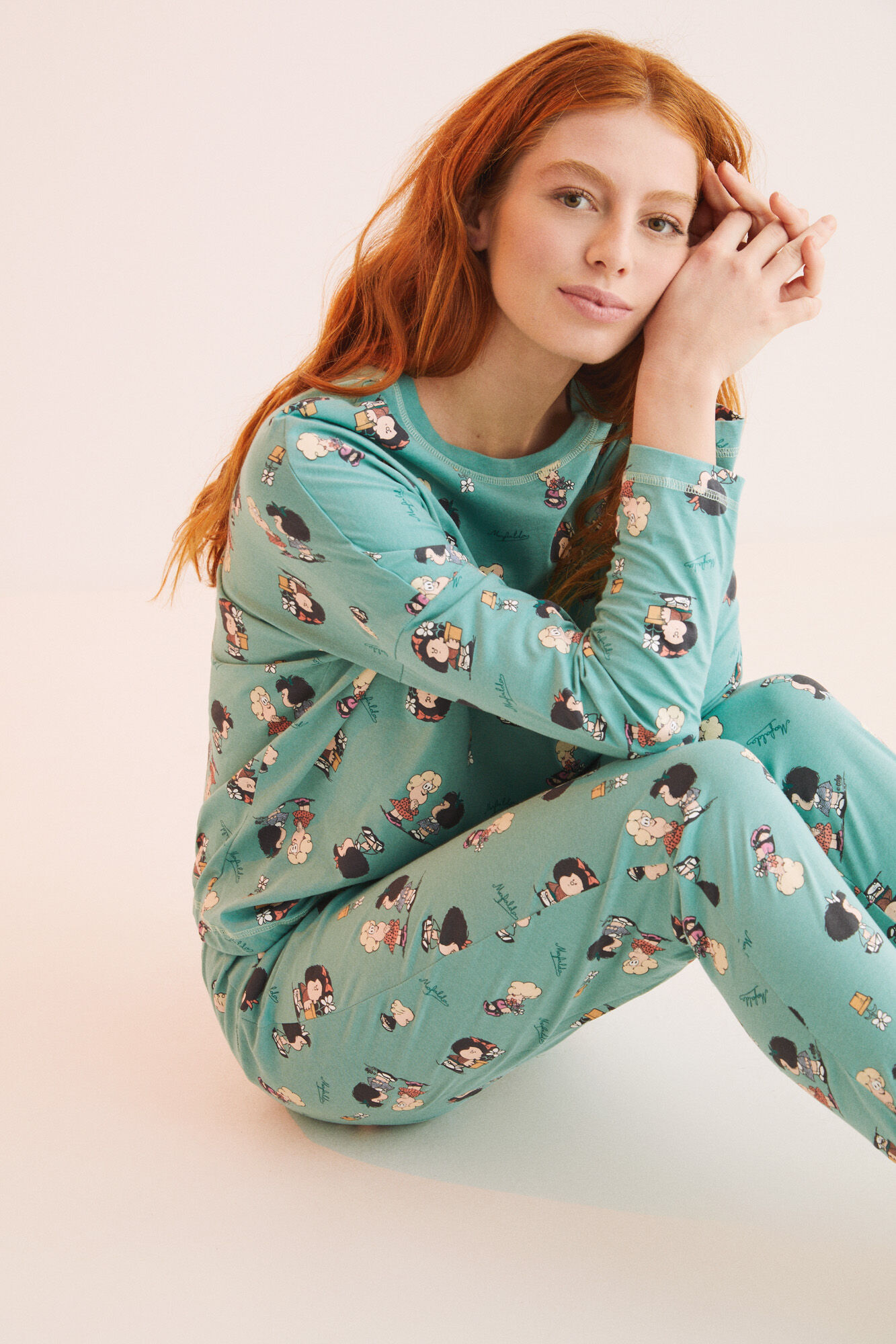 Pijama verde deals