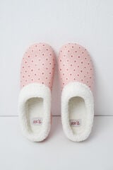 Women'secret Pantunflas zueco forrado rosa
