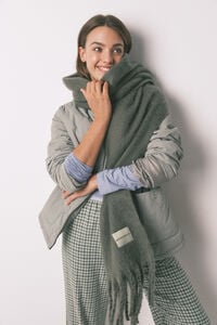 Women'secret Bufanda mohair verde