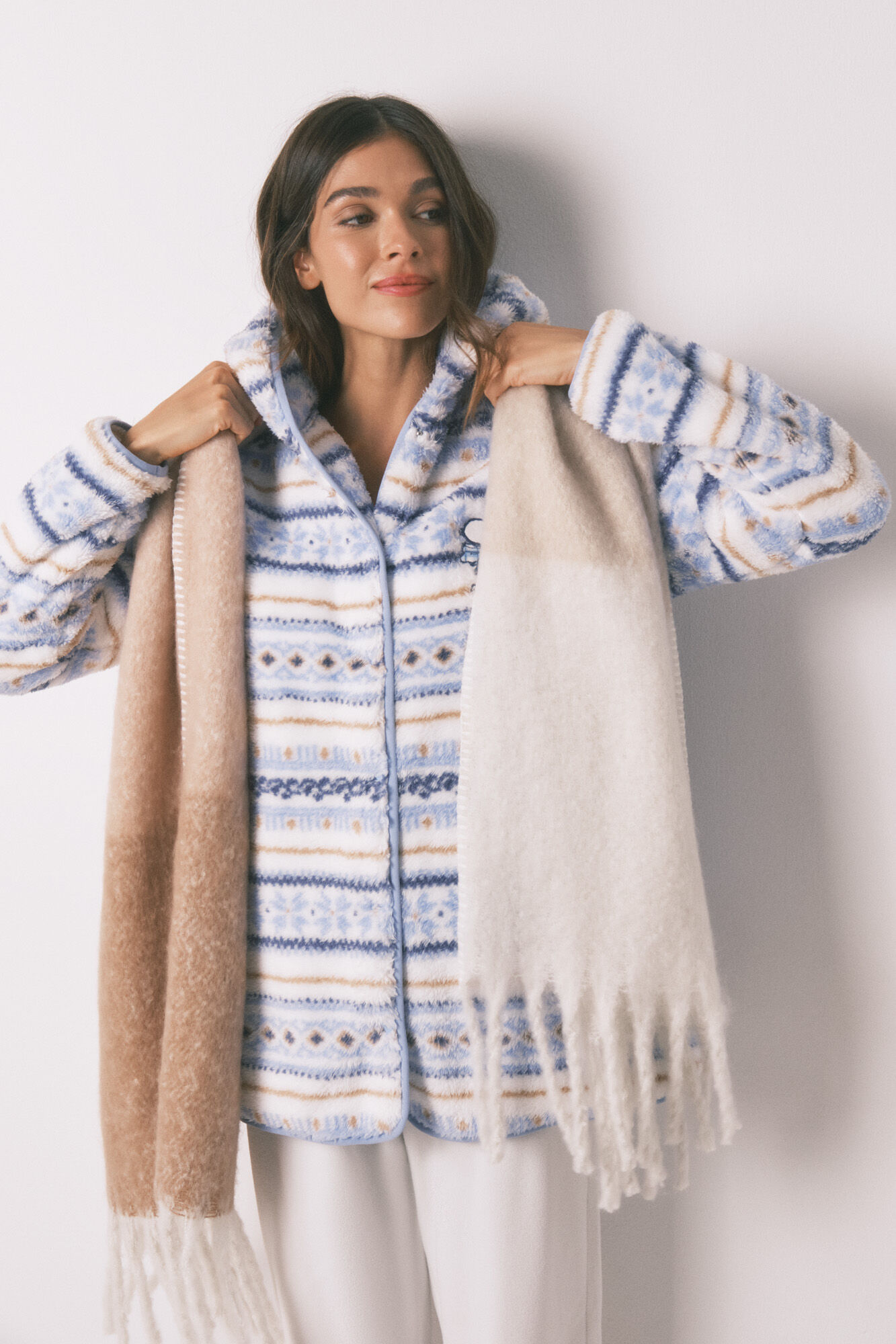 Women'secret Pa&ntilde;uelo con efecto mohair