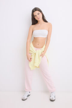 Womensecret Sujetador bandeau copas extraíbles gris gris