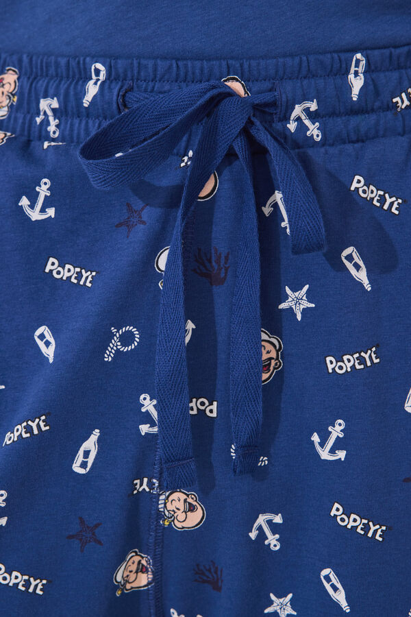 Womensecret Pijama azul oscuro de Popeye azul