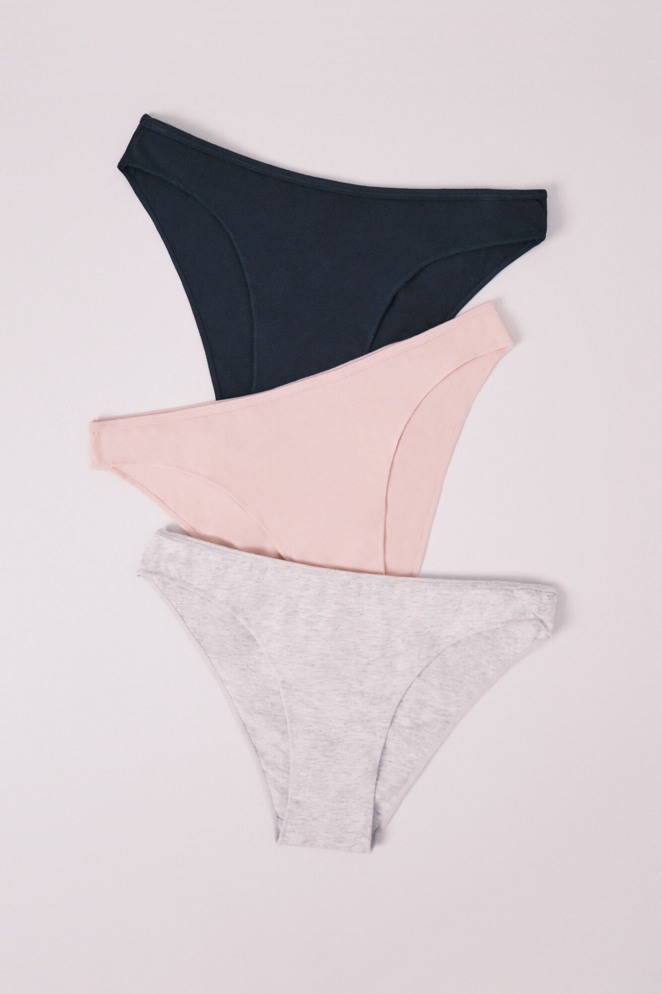 HI&BYE Pack 3 panties cl&aacute;sicas corte "U"