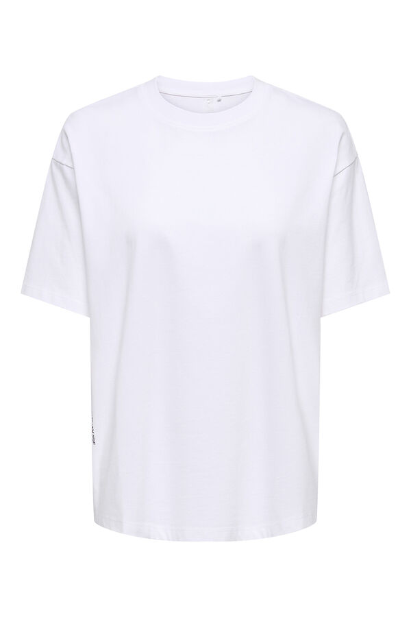 Only Play Playera oversized blanco