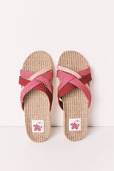 Women'secret Sandalias de tiras multicolor rojo