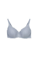 Women'secret Brasier balconette con relleno de encaje azul BEAUTIFUL azul