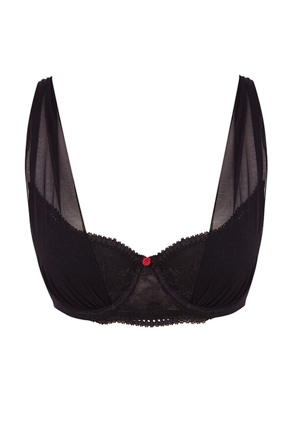 Womensecret Brasier clásico BEAUTIFUL encaje negro negro