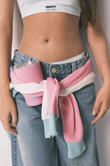 HI&BYE Taza termo con logo rosa rosa