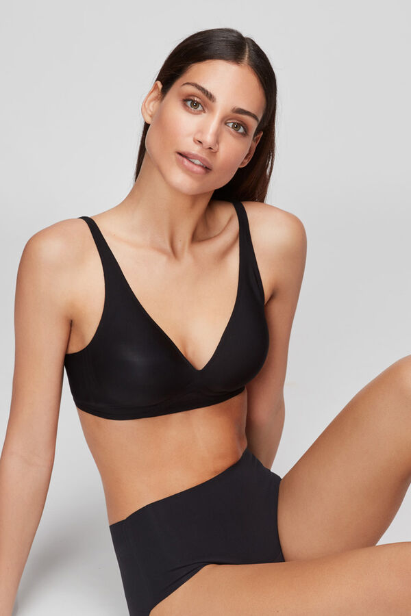 Gisela Brasier de espuma extra sin costuras negro