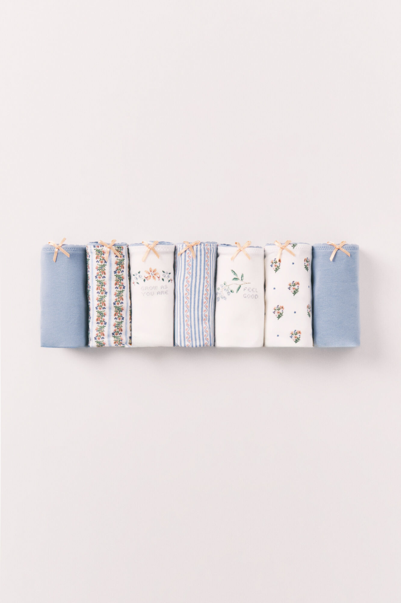 Women'secret Pack 7 panties brasile&ntilde;as de algod&oacute;n mix estampado