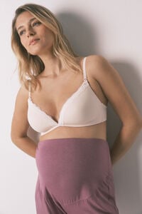 Women'secret Brasier maternity triangular con relleno rosa CHARMING
