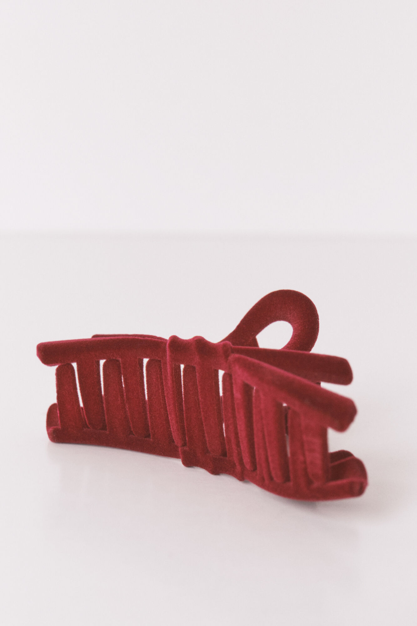 Women'secret Pinza grande de lazo borgo&ntilde;a