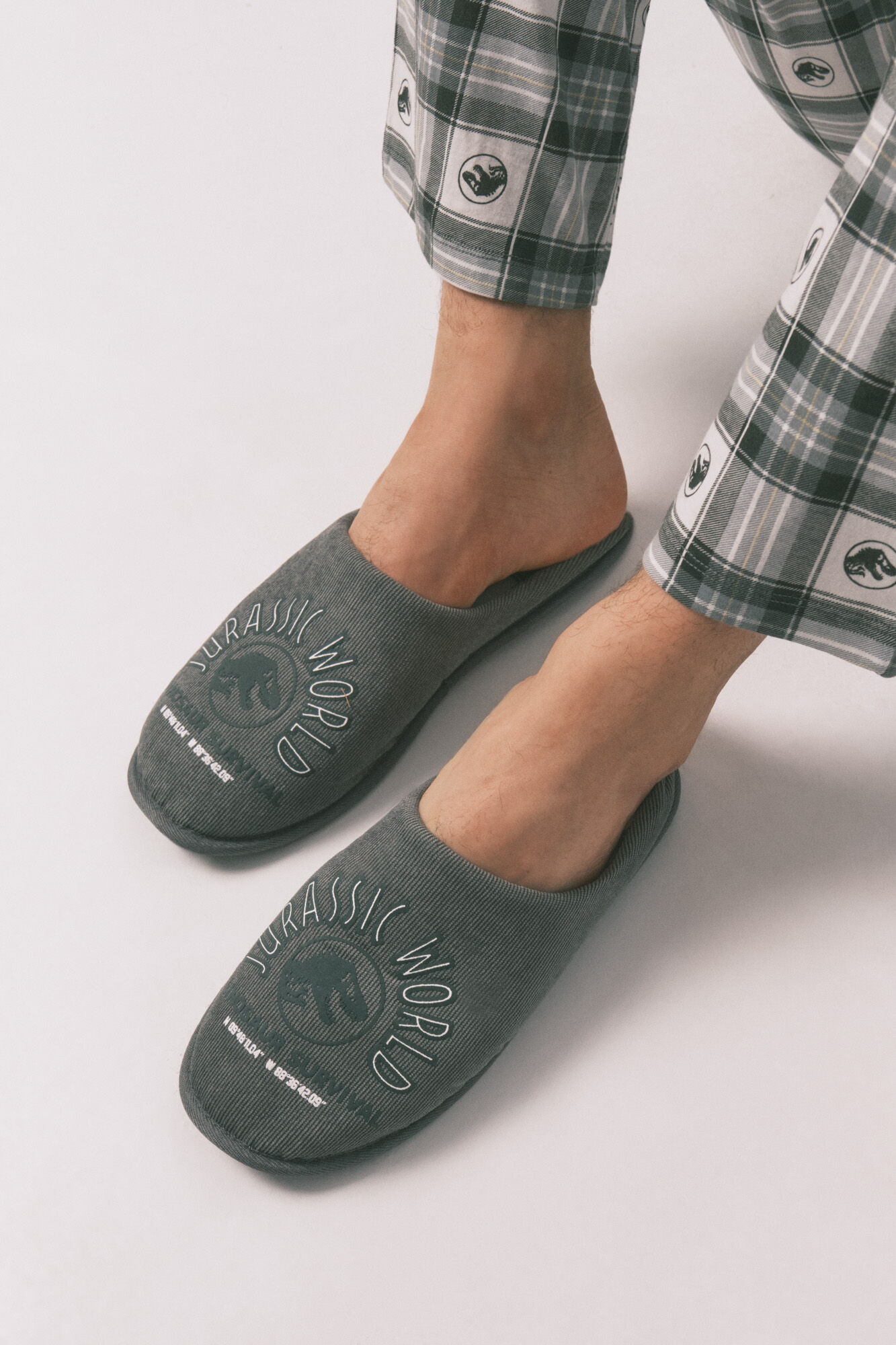 Women'secret Pantuflas para casa de hombre "Jurassic World"