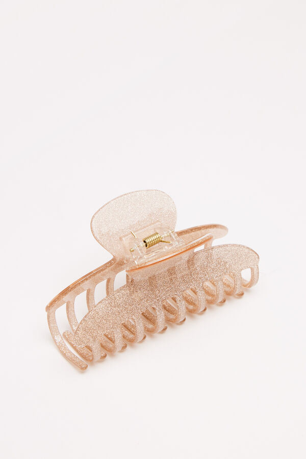 Womensecret Pinza pelo grande brillantina amarillo