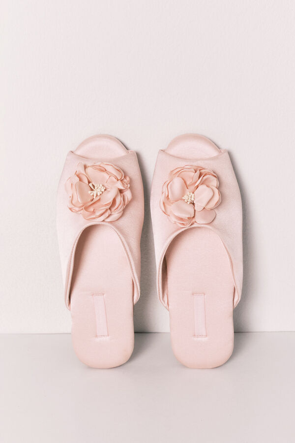 Women'secret Pantuflas de casa rosas rosa