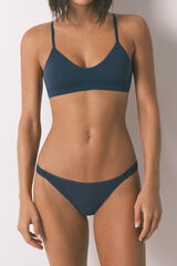 Women'secret Pack de 3 panties clásica de algodón con logo blanco