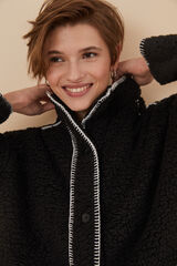 Womensecret Bata borreguito lurex con bufanda gris