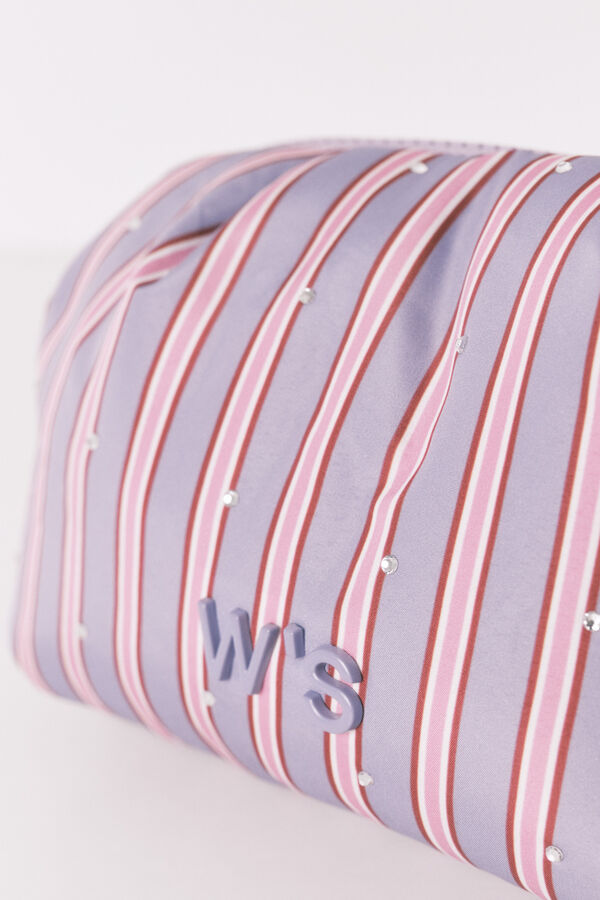 Women'secret Pequeño neceser a acolchado con diamantes de imitación  estampado