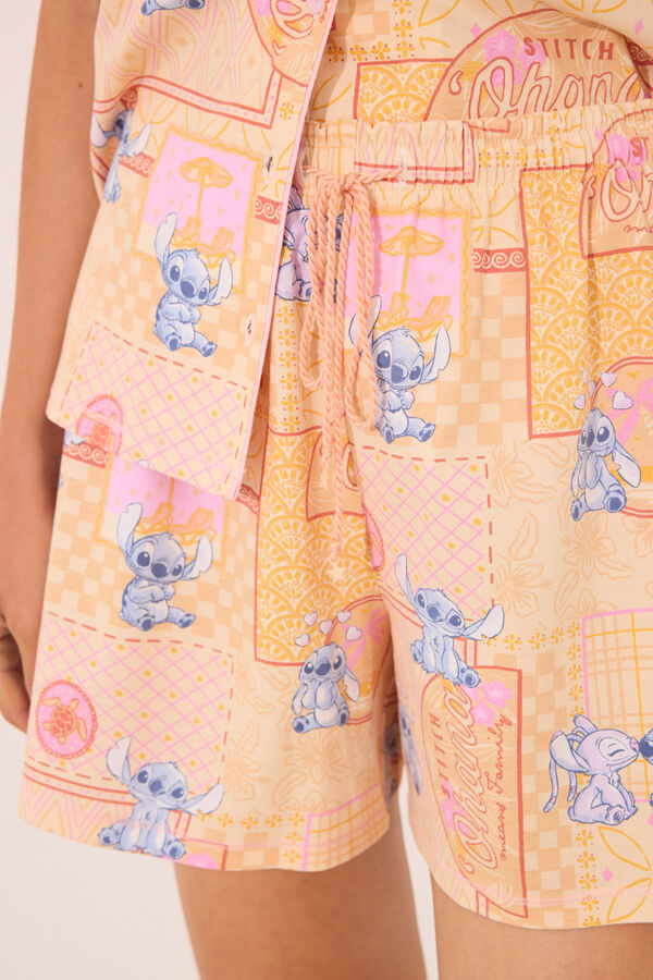 Women'secret Pijama corta de Lilo y Stitch  estampado