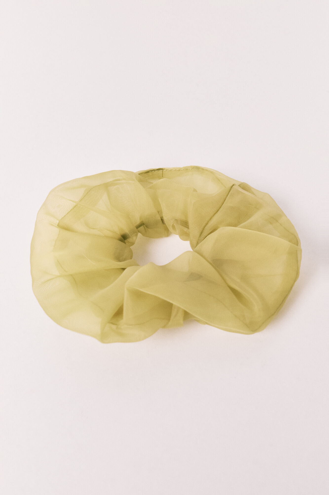 Women'secret Coletero de organza transparente verde