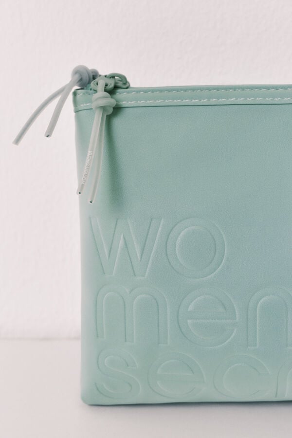 Women'secret Neceser mediano cartera verde verde