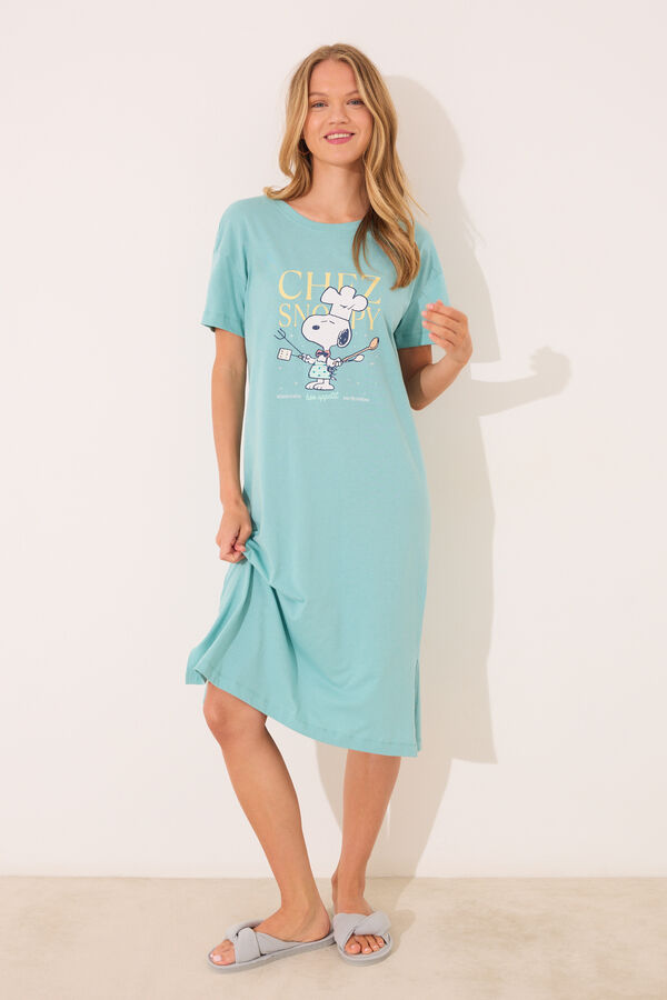 Womensecret Camisón largo 100% algodón Sebastian verde