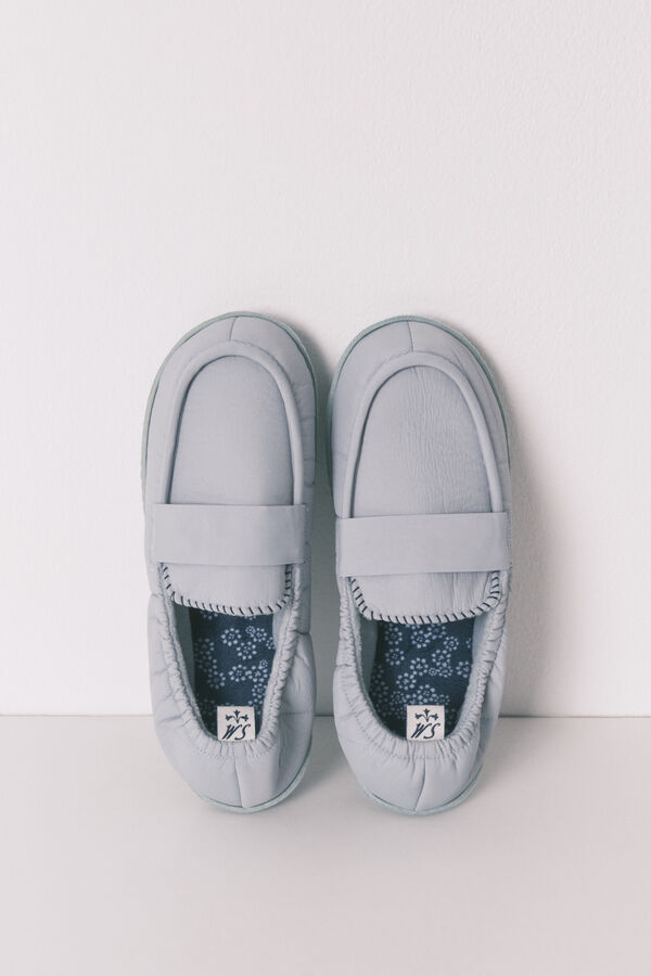 Women'secret Pantuflas mocas&iacute;n azul azul