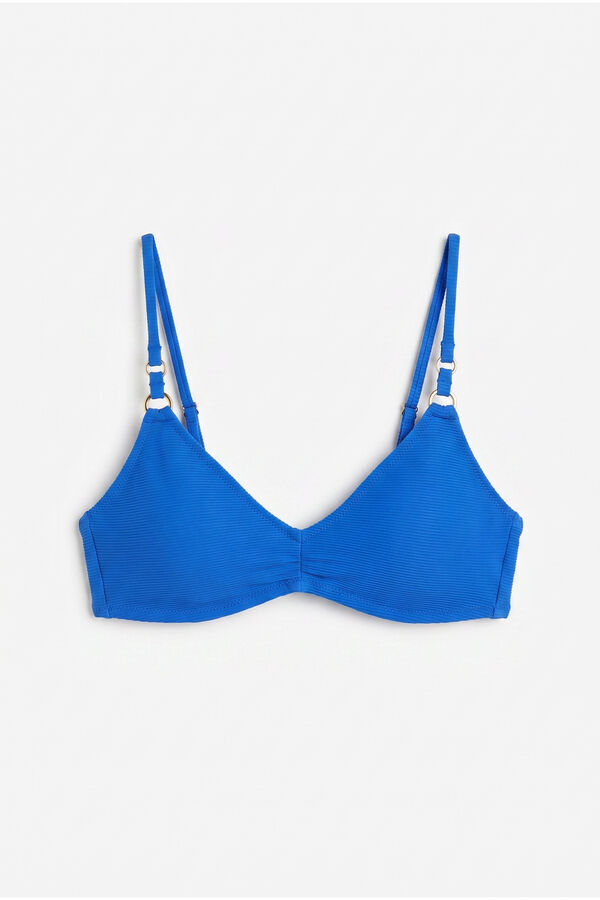 Women'secret Top bikini push up de canal&eacute; azul azul
