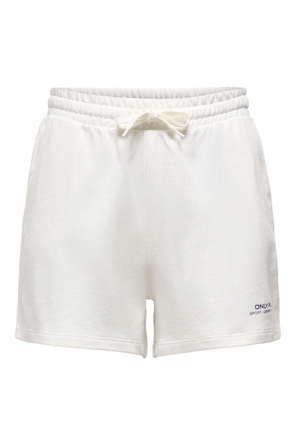 Only Play Short de sudadera blanco