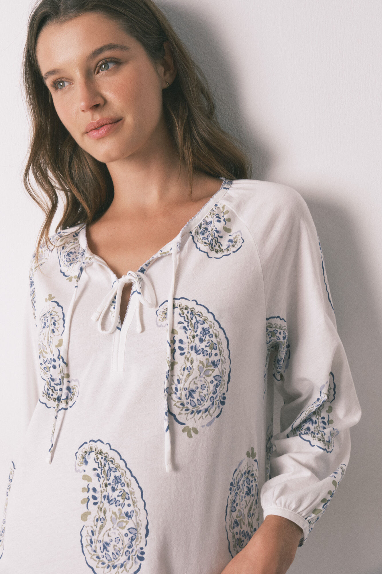 Women'secret Camis&oacute;n midi estampado Paisley
