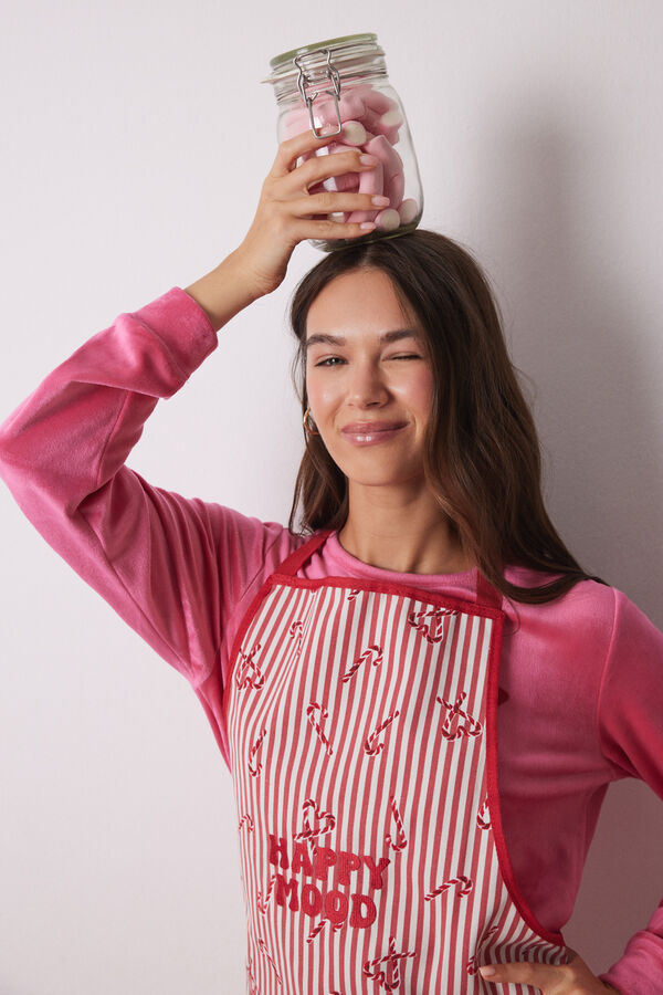 Womensecret Delantal rayas Very Merry estampado