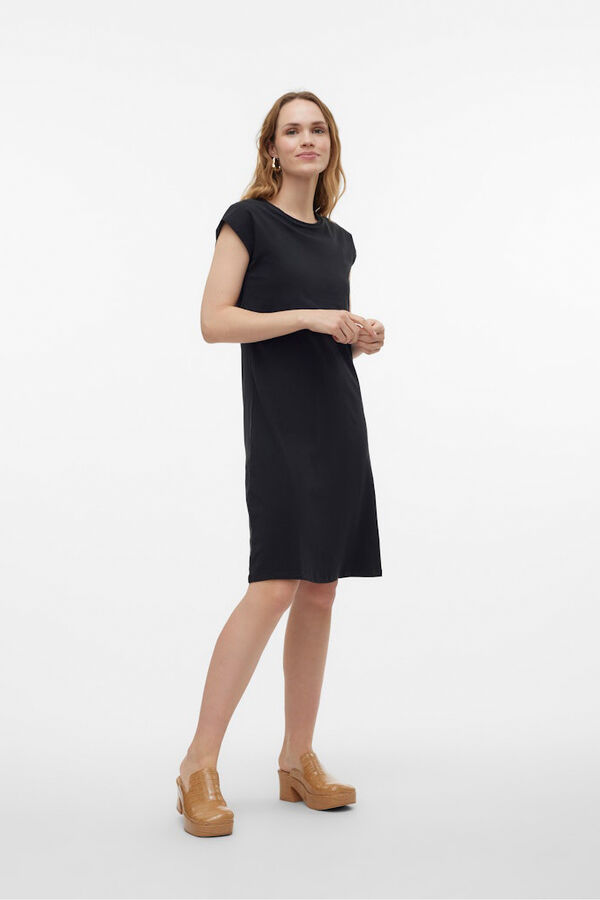 Mamalicious Vestido corto maternity y lactancia negro