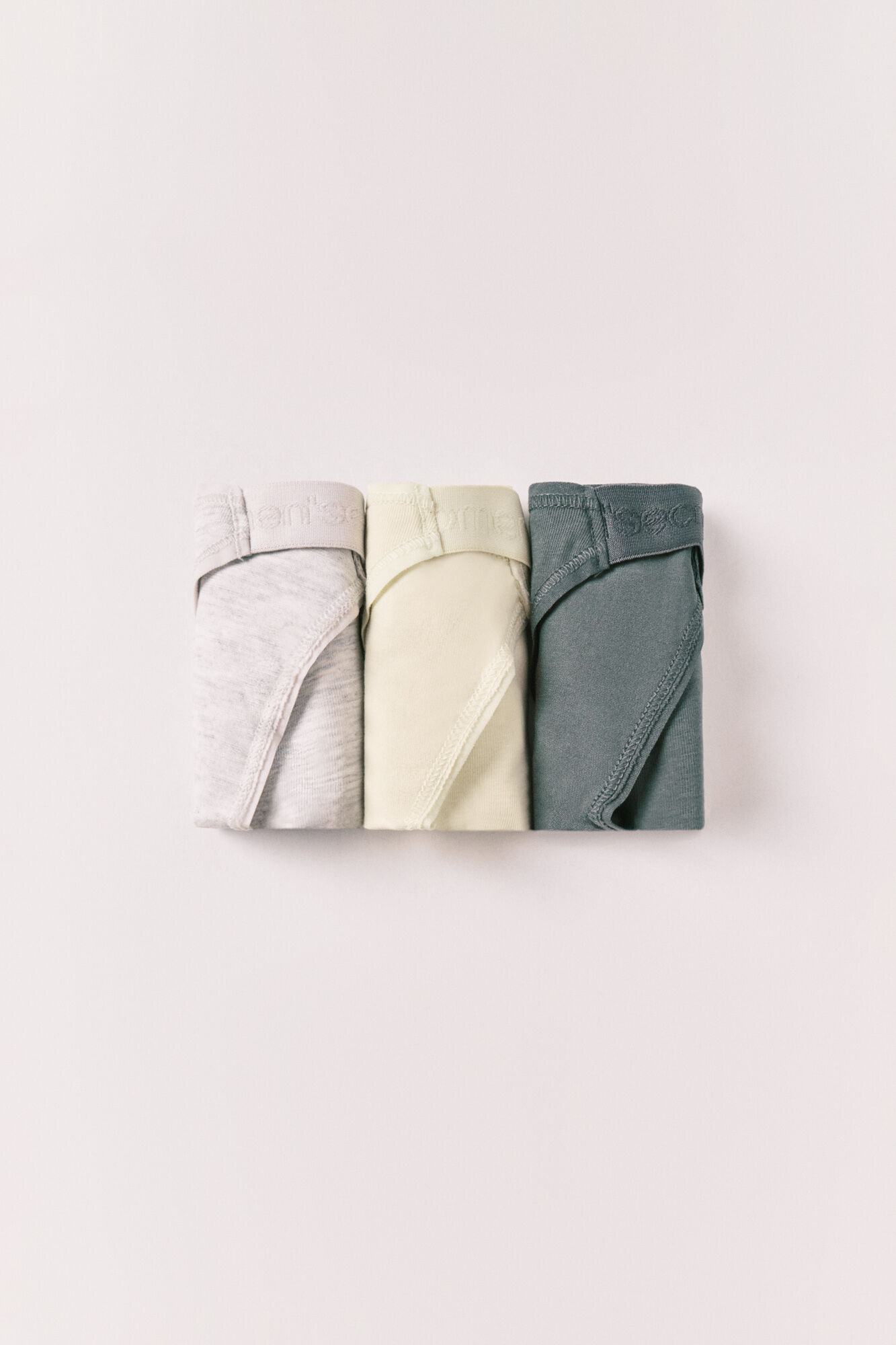 Women'secret Pack de 3 tangas de tira de algod&oacute;n con logo