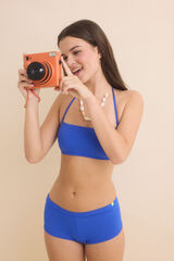Womensecret Panty de bikini boxer azul azul