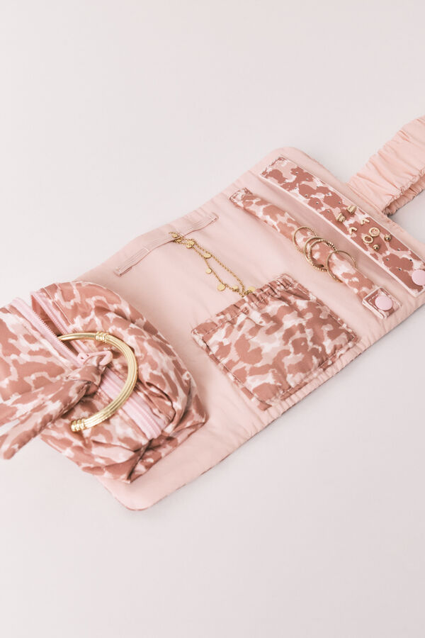 Women'secret Joyero enrollable animal print rosa rosa