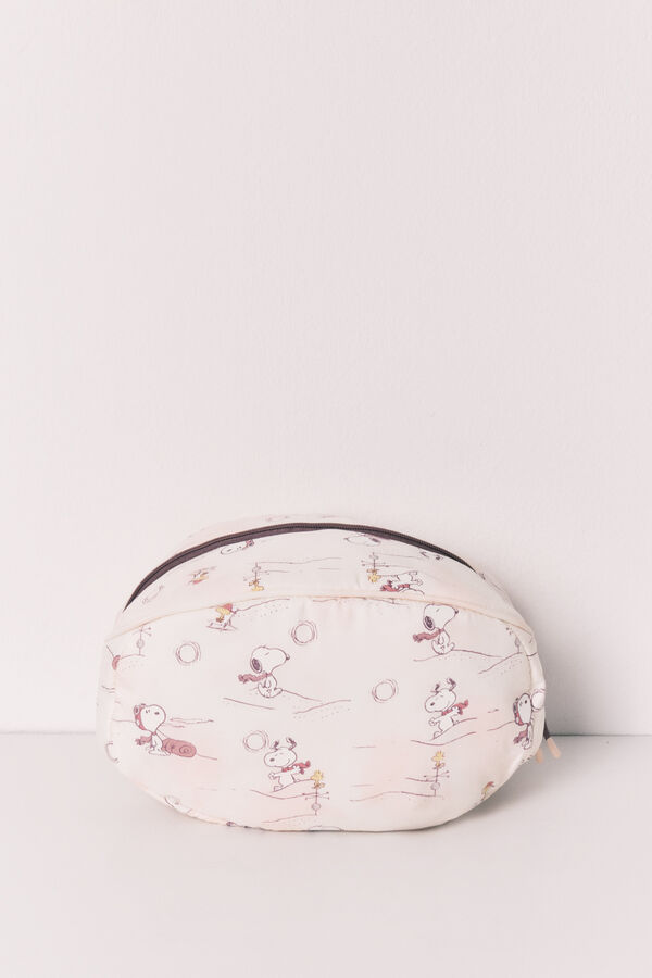 Women'secret Neceser mediano Snoopy rosa naranja