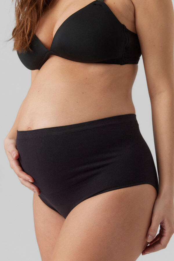 Mamalicious Pack de 2 panties de premamá negro