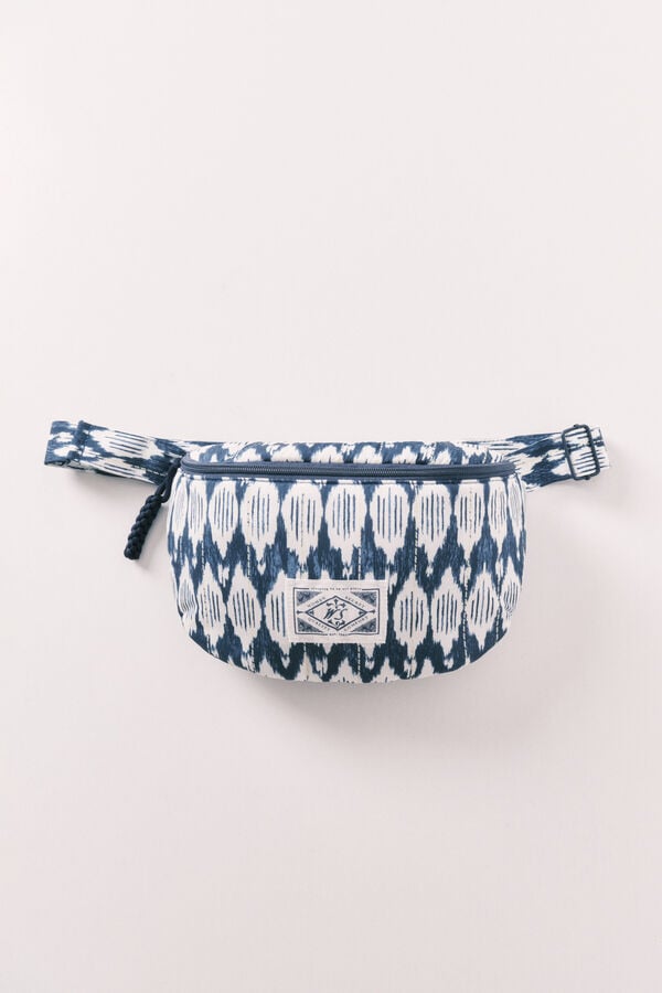 Women'secret Cangurera grande estampado boho azul