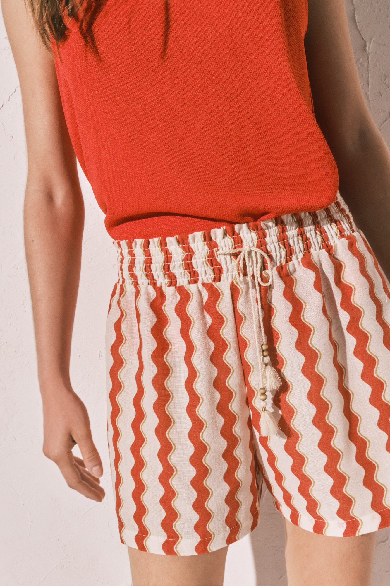 Women'secret Short estampado rojo